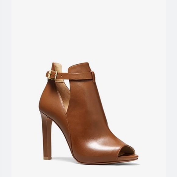 MICHAEL KORS Lawson Leather Open-Toe Ankle Boot✨brand new - Picture 5 of 5